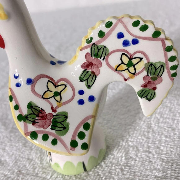 Vintage Ceramic Rooster Figurine - Picture 8 of 13